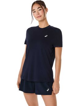ASICS - Blue Solid Polyester Regular T-Shirt
