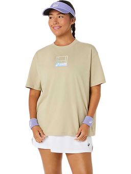 ASICS - Green Solid Cotton Relaxed T-Shirt