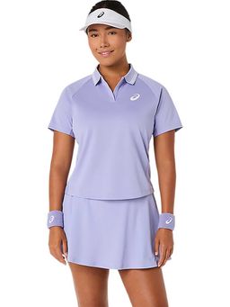 ASICS - Blue Solid Polyester Regular Polo T-Shirt