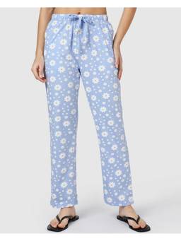 Bewakoof - Women Sky Blue All Over Floral Printed Pyjamas