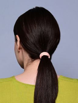 Accessorize London - Women Multi Set of 5 Towelling Hair Ponies