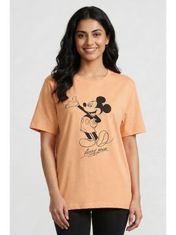 Zivame - Knit Cotton Loungewear T-Shirt - Sunburst