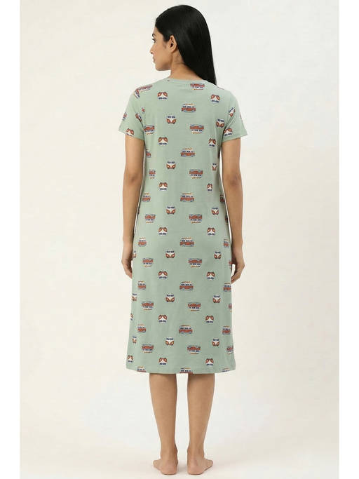 cameo green dress Buy Zivame Farm Lore Knit Cotton Mid Length Night FEB 26. 50% OFF SUMMER SALE