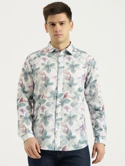 United Colors of Benetton - Men Multi-Color Floral Printed Regular Fit Shirt