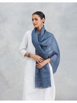 Fabindia - Blue Linen Stole