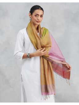 Fabindia - Silk Reversible Stripe Stole