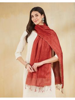 Fabindia - Red Silk Stole