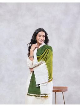 Fabindia - Green Wool Blend Stole