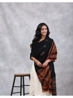 Fabindia - Black Wool Shawl