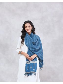 Fabindia - Blue Wool Stole