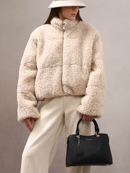 VERO MODA - Women Black Solid Handbag with Detachable Strap