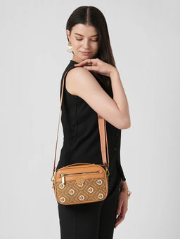Caprese - Women Florida Tan Sling Bag (S)