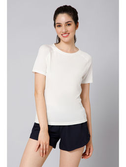 RYZ - White Mesh Back Breathable T-shirt