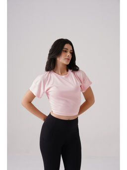 RYZ - Pink Core Mid Rif Crop T-shirt
