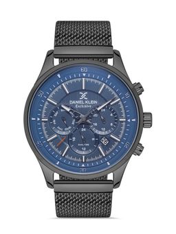 Daniel Klein Exclusive - Metal Analog Blue Dial Men's Watch-DK.1.13275-5