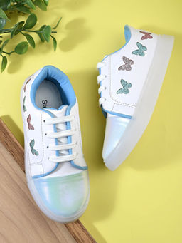 steprite - Solid Colour Block Sneakers - Blue
