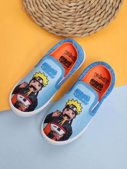 Kidsville - Blue Official Naruto Printed Sneakers For Boys