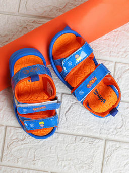 Kidsville - Blue Official Naruto Printed Sandals For Boys