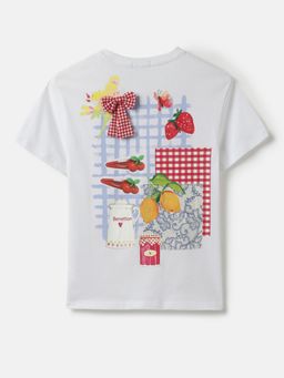 United Colors of Benetton - Longline Round Neck T-Shirt White