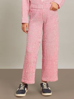 VERO MODA - Girls Pink Striped Pants