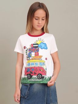 VERO MODA - Girls White T-Shirt