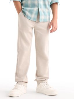 RARE ONES - Straight Fit Knitted Trouser Off White