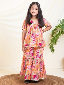 Bugandbees - Abstract Peplum Co-Ord Set