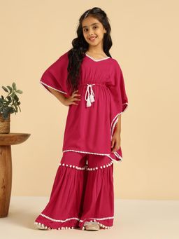Bugandbees - Solid Kaftan Co-Ord Set
