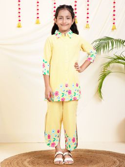 Bugandbees - Striped Co-Ord Set Yellow
