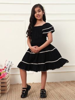Bugandbees - Black Tiered Dress