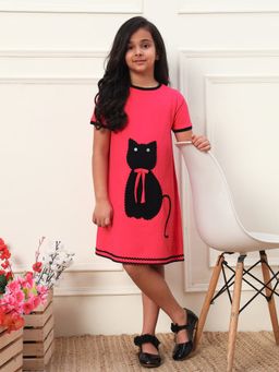 Bugandbees - Cat Patch Loose Fit Dress