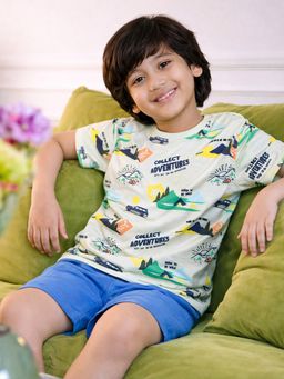 Somersault - Boys Graphic Multi Cotton T-Shirt