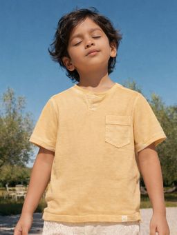 Somersault - Boys Solid Cotton T-Shirt