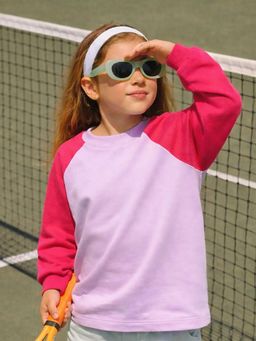 Somersault - Girls Purple Cotton Full Sleeve T-Shirt