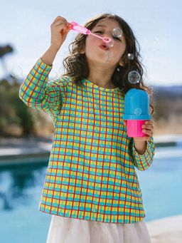 Somersault - Girls Multi Cotton Full Sleeve T-Shirt