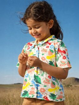 Somersault - Girls Multi Cotton Shirt