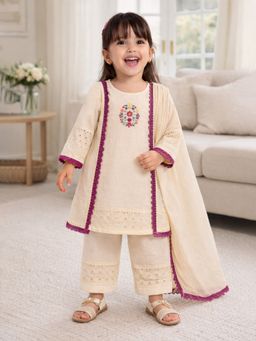 Kidbea - Girls Cotton Ethnic Co-Ord Set