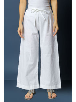 Vasstram - Wide Leg Bottoms -white