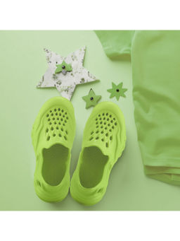 HOPPA - Kids Green Alpha Clogs