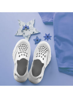 HOPPA - Kids White Alpha Clogs