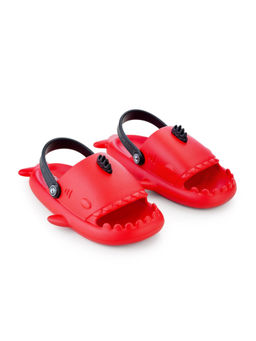 HOPPA - Kids Red Baby Shark Clogs
