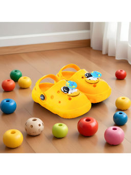 HOPPA - Kids Yellow Buzz Clogs