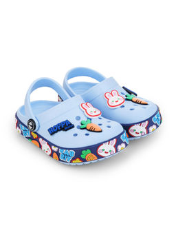 HOPPA - Kids Blue Easter Bunny Clogs