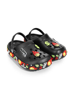 HOPPA - Kids Black Super Star Clogs