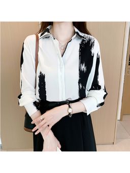 Outzidr - Multi-Color Geometric Printed Vacay Shirt