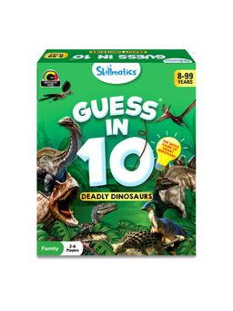 Skillmatics - Card Game Guess in 10 Deadly Dinosaurs Game of Smart Questions for Ages 8 and Up