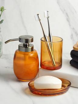 De Maison Decor - Sienna Ribbed Bathroom (Pack Of 3)