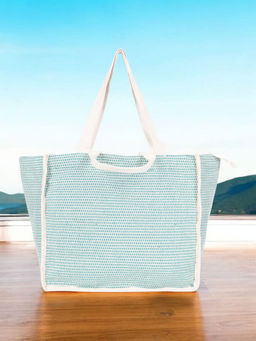 Astrid - Women Green Textured Tote Bag