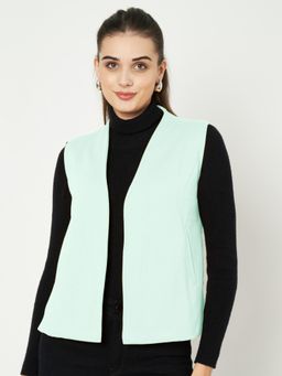 BRINNS - Womens Green Casual Waistcoat