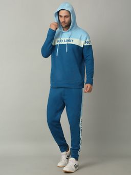 Selfusion - Colorblock Blue Co-Ord Set